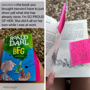 BFG book with annotations